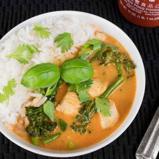 Thai Red Curry with Chicken