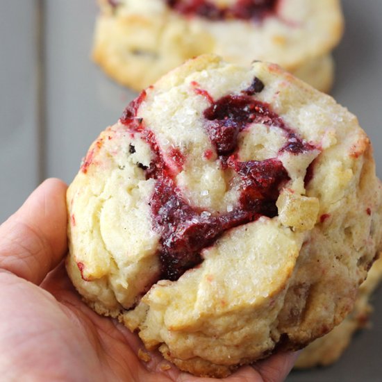 Cranberry Roly Poly