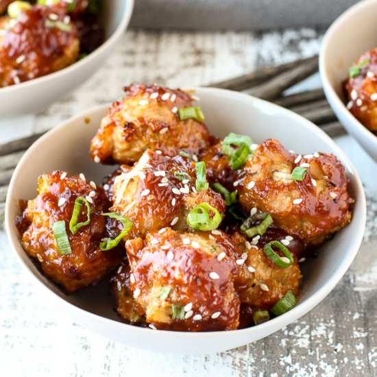 General Tso’s Chicken Meatballs