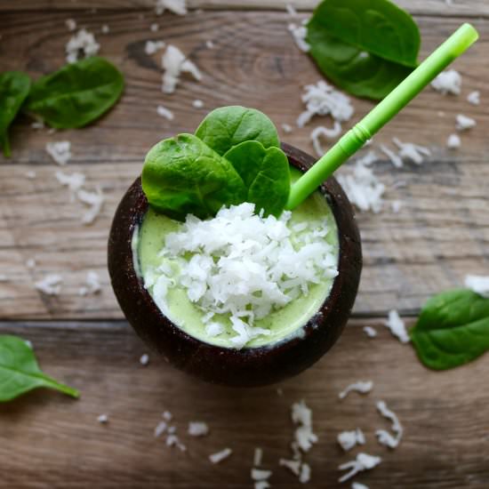 Coconut Spinach Smoothie