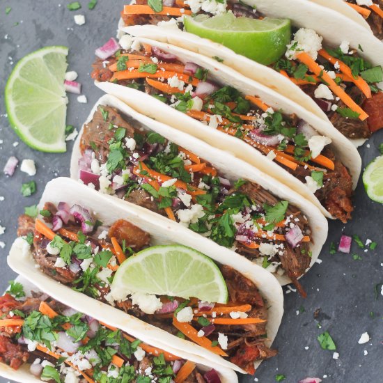 Tomato Braised Short Rib Tacos