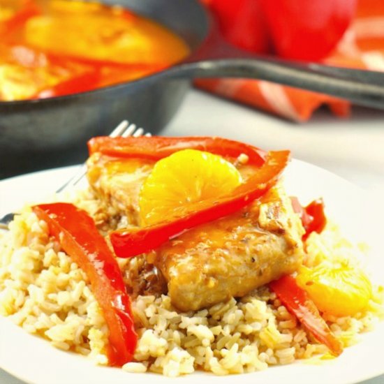 Mandarin Orange & Red Pepper Pork