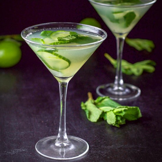 Cucumber Mint Martini