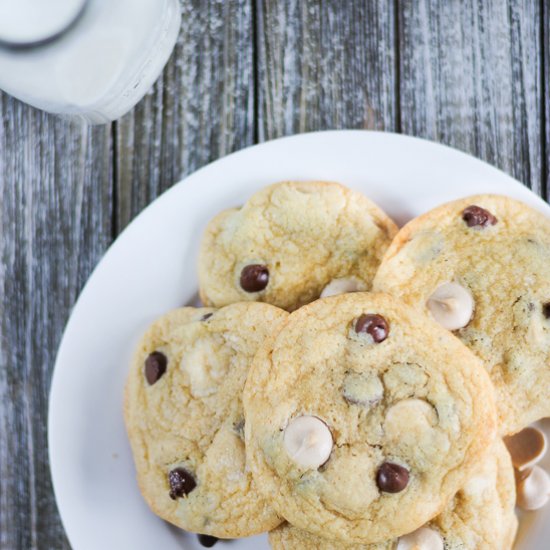 Caramel Chocolate Chip Cookies