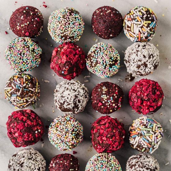 Mocha Fudge Snack Balls