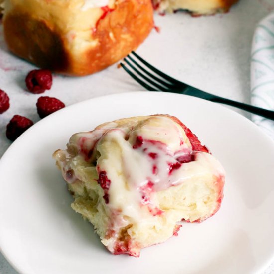 Raspberry Morning Buns