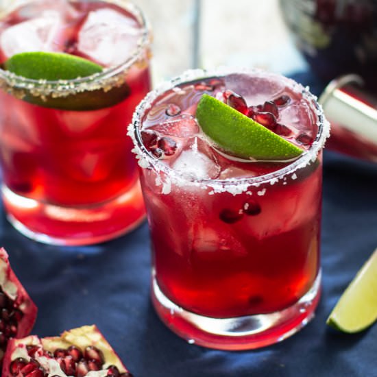 Pomegranate Margaritas