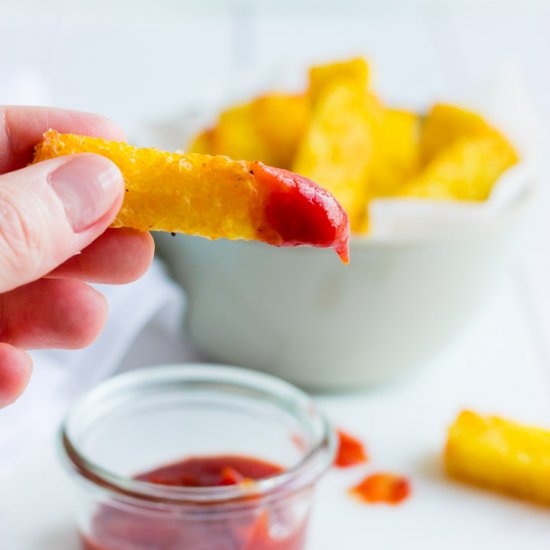 Baked Polenta Chips