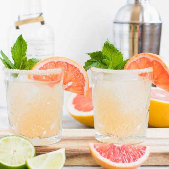 Grapefruit Ginger Margaritas