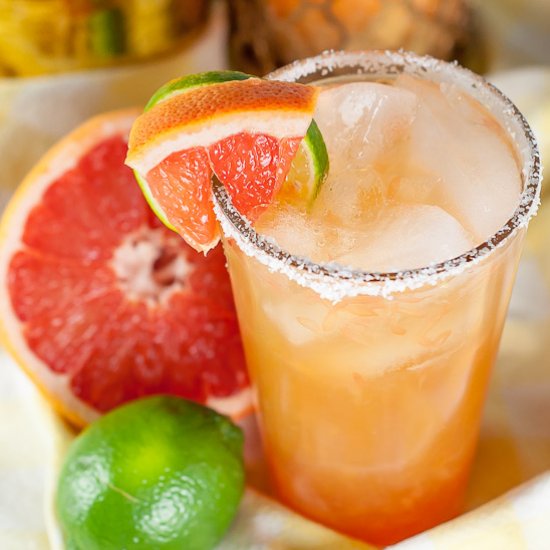 BROILED GRAPEFRUIT MARGARITA