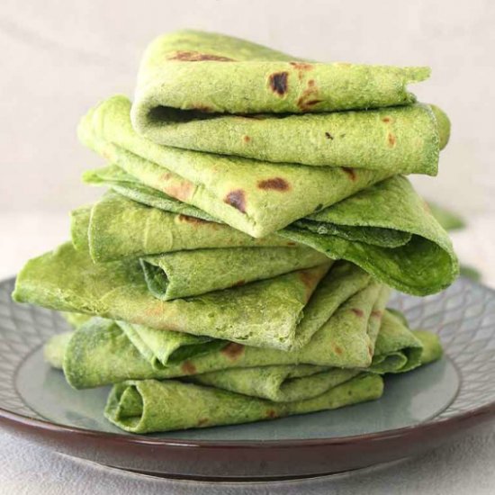 Homemade Spinach Tortilla