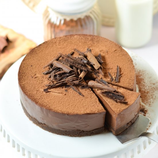 No Bake Chocolate Truffle Cake