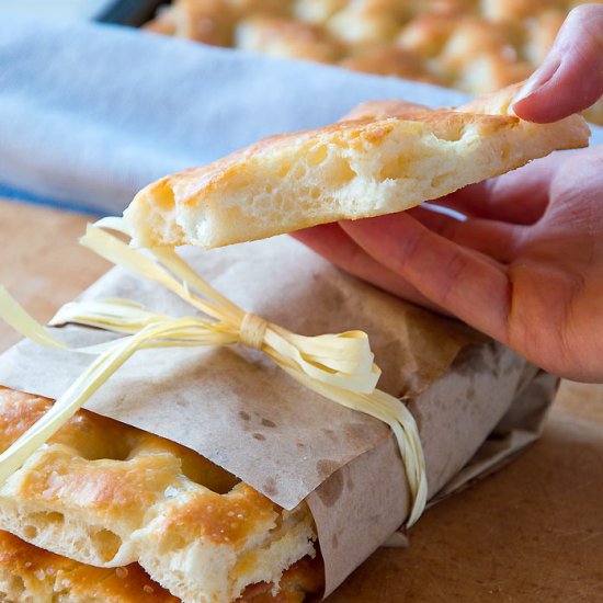 Traditional Focaccia Bread