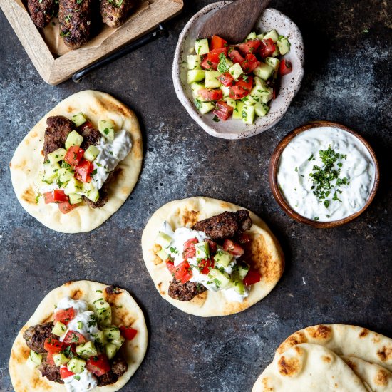 Greek Lamb Tacos