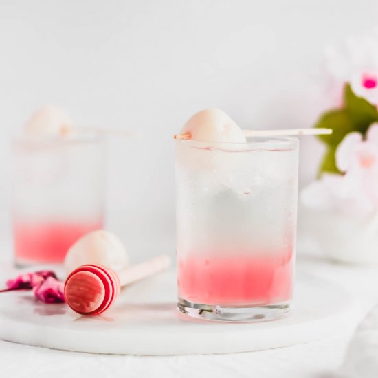 Sakura Lychee Fizz