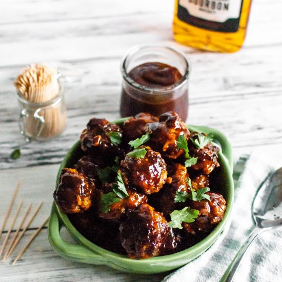 Bourbon Bacon Meatballs