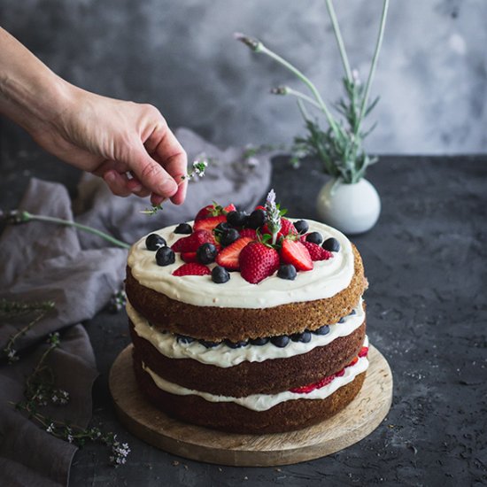 Citrus Almond Yoghurt Cake