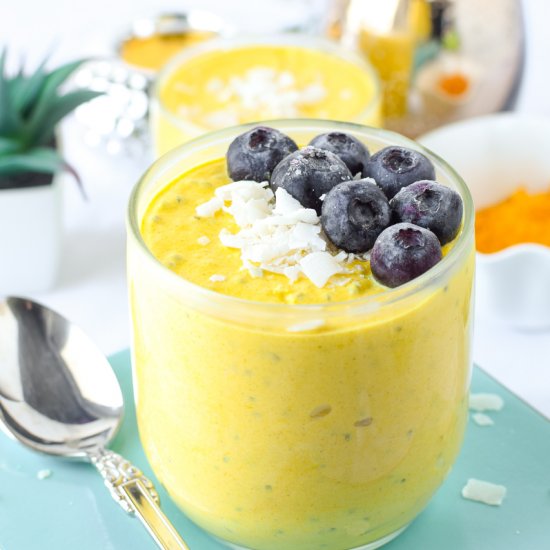 Turmeric Golden Milk Yogurt Bowl