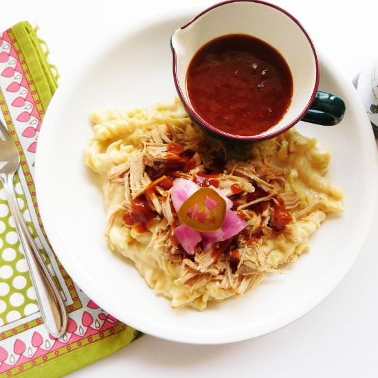 Pulled Pork Mac and Cheese