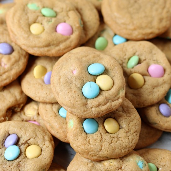 Mini M&M Cookies