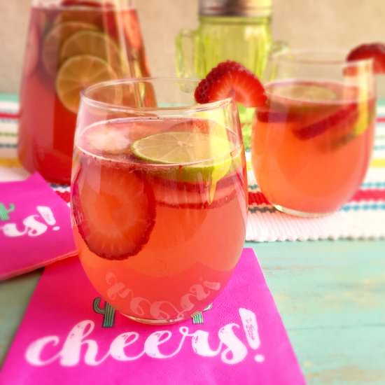 Strawberry Coconut Sangria