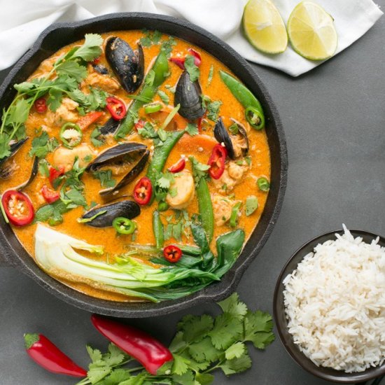 Thai Fish Red Curry