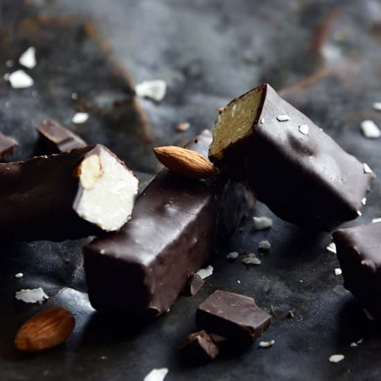 Keto Homemade Almond Joy Candy Bars