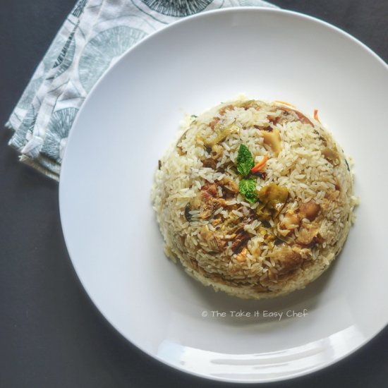 Pressure Cooker Mutton Biryani