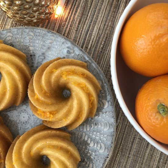 Orange Bundtlette Cakes