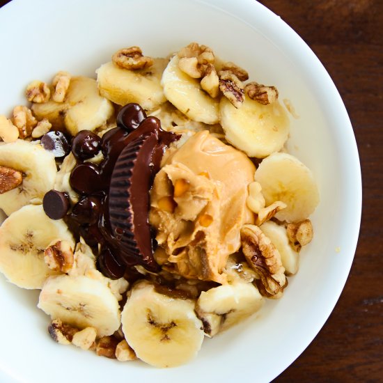 Chocolate Peanut Butter Oatmeal