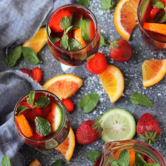 hibiscus kinnow sangria