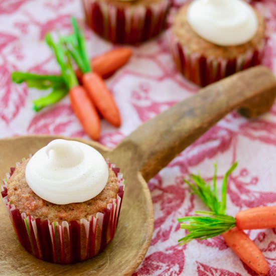 Honey of a Carrot Cupcake