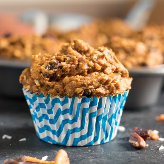 Sweet Potato Morning Glory Muffins