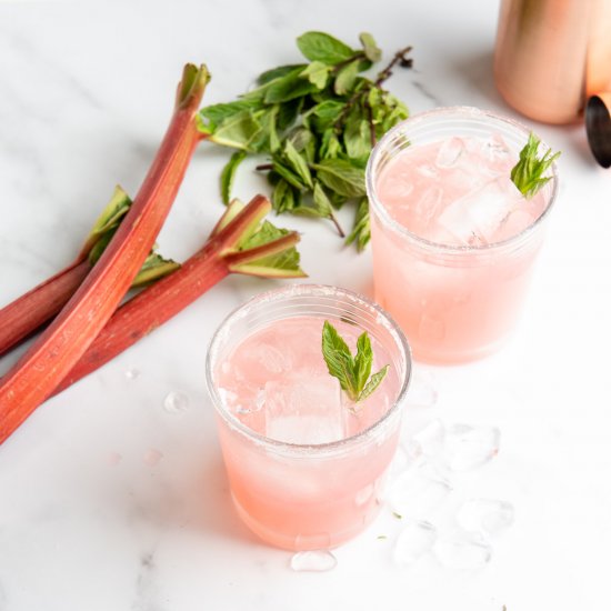 Rhubarb Pie Cocktail