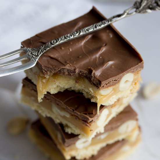 Snickers Millionaire Shortbread