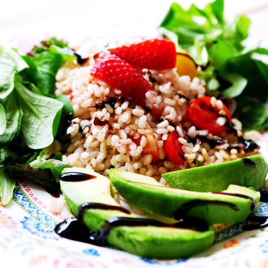 Strawberry and Cherry Tomato Rice