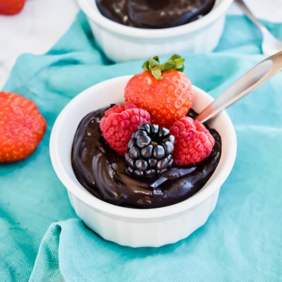 Paleo Chocolate Avocado Pudding