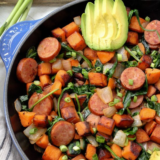 Sausage Sweet Potato Breakfast Hash