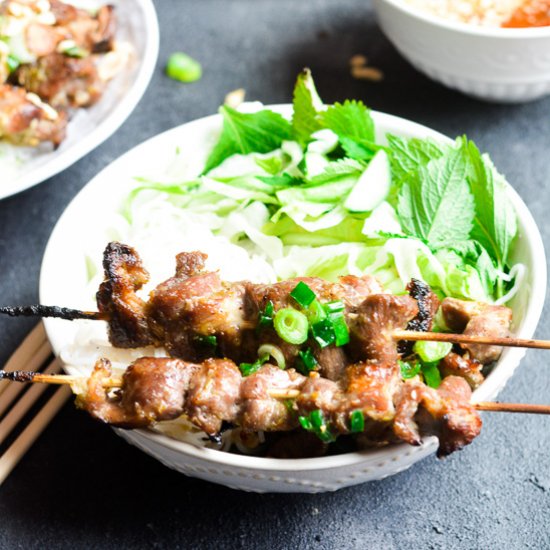 Vietnamese Grilled Pork Salad