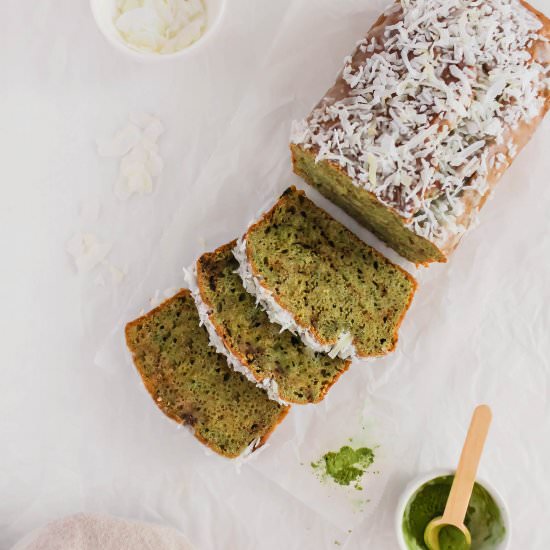 Matcha Coconut Loaf