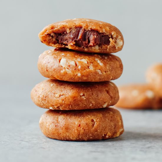 Chocolate Hazelnut Butter Cookies