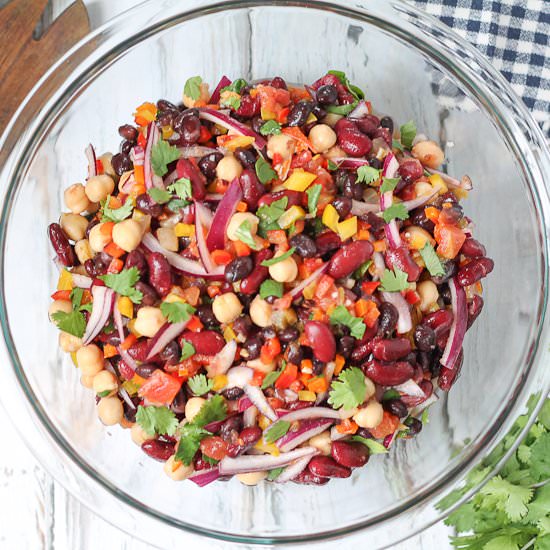 Clean Three Bean Salad