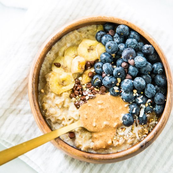 Blueberry Banana Oatmeal