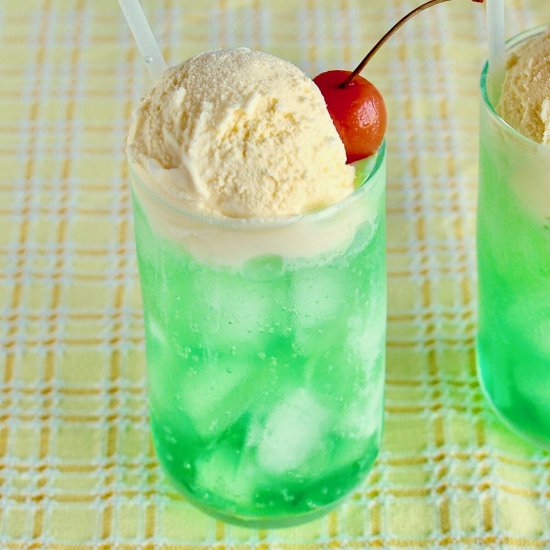 Melon Cream Soda (Melon Float)