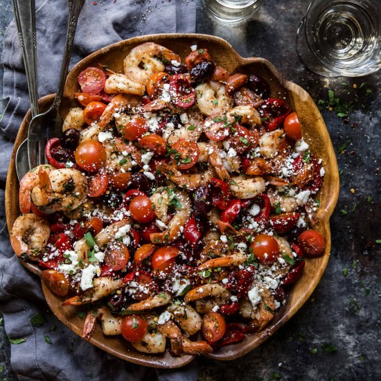 Spicy Shrimp w/ Fennel & Feta