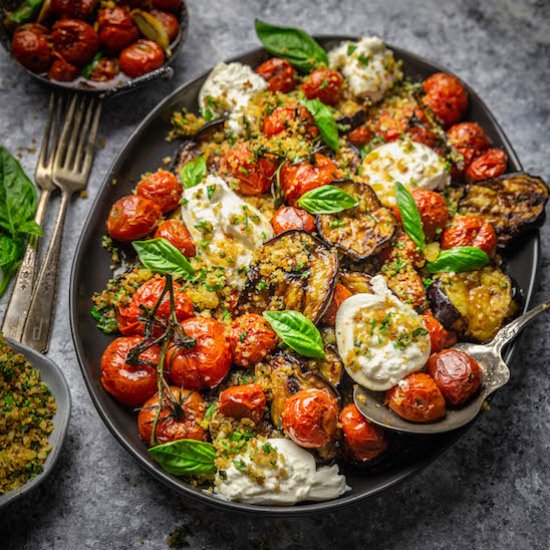 Grilled Eggplant Parmesan