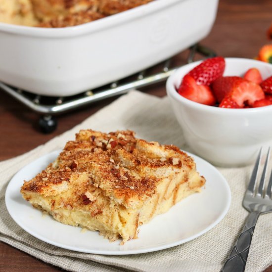 Vanilla Maple Baked French Toast