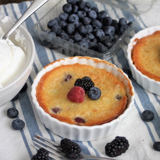 Spring Berry Clafouti