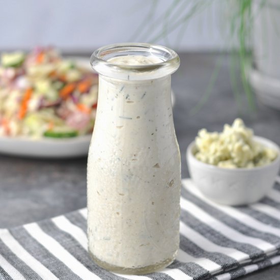 Creamy Chive  Blue Cheese Dressing