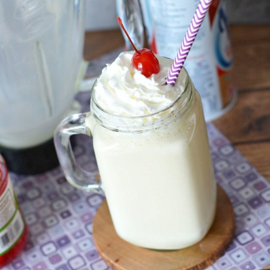 Homemade French Vanilla Milkshake